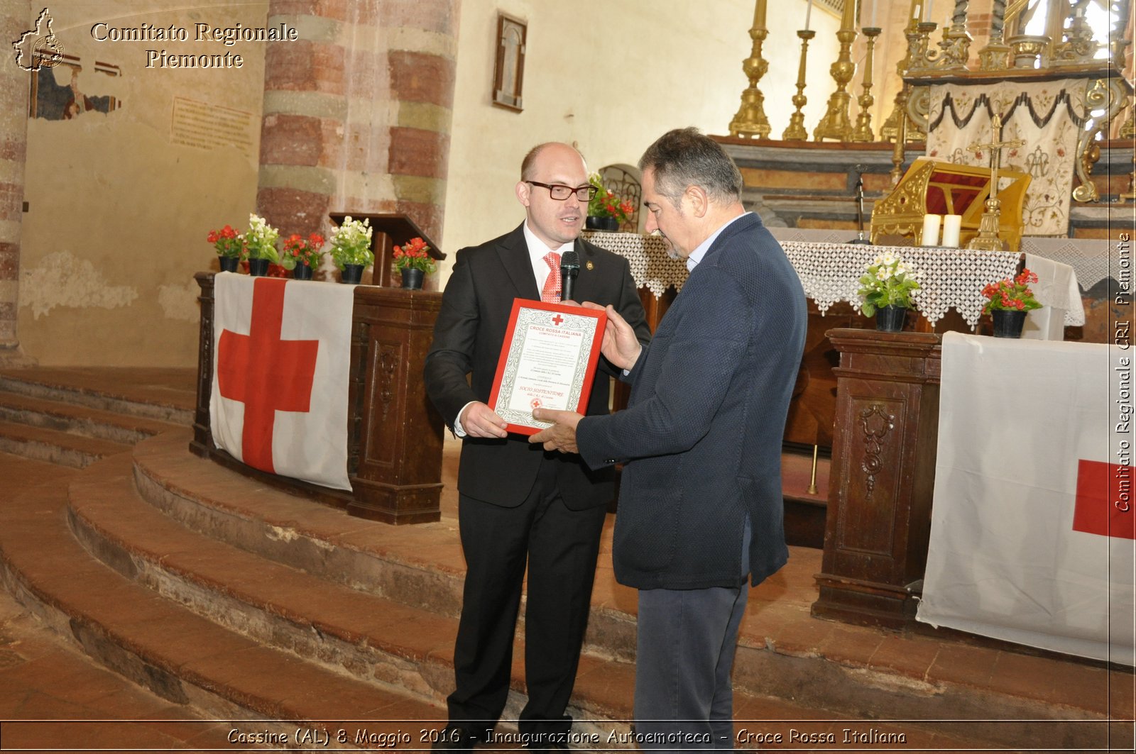 Cassine (AL) 8 Maggio 2016 - Inaugurazione Autoemoteca - Croce Rossa Italiana- Comitato Regionale del Piemonte