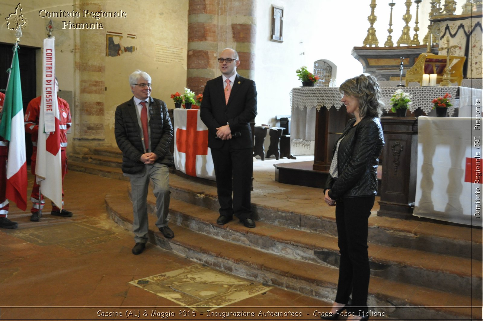 Cassine (AL) 8 Maggio 2016 - Inaugurazione Autoemoteca - Croce Rossa Italiana- Comitato Regionale del Piemonte