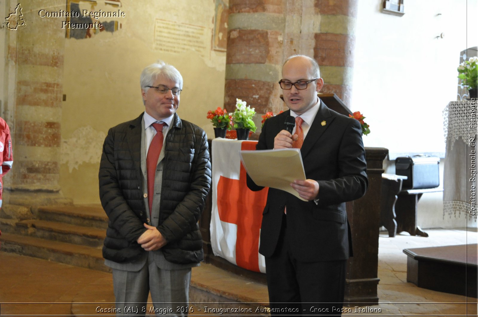 Cassine (AL) 8 Maggio 2016 - Inaugurazione Autoemoteca - Croce Rossa Italiana- Comitato Regionale del Piemonte