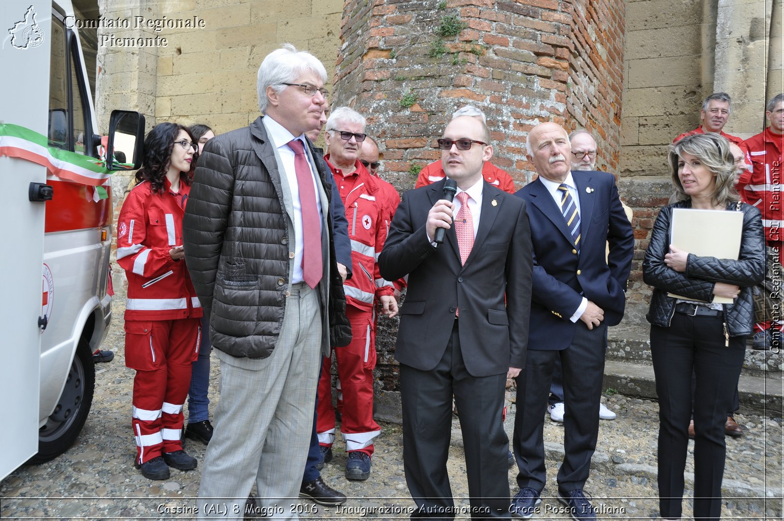 Cassine (AL) 8 Maggio 2016 - Inaugurazione Autoemoteca - Croce Rossa Italiana- Comitato Regionale del Piemonte