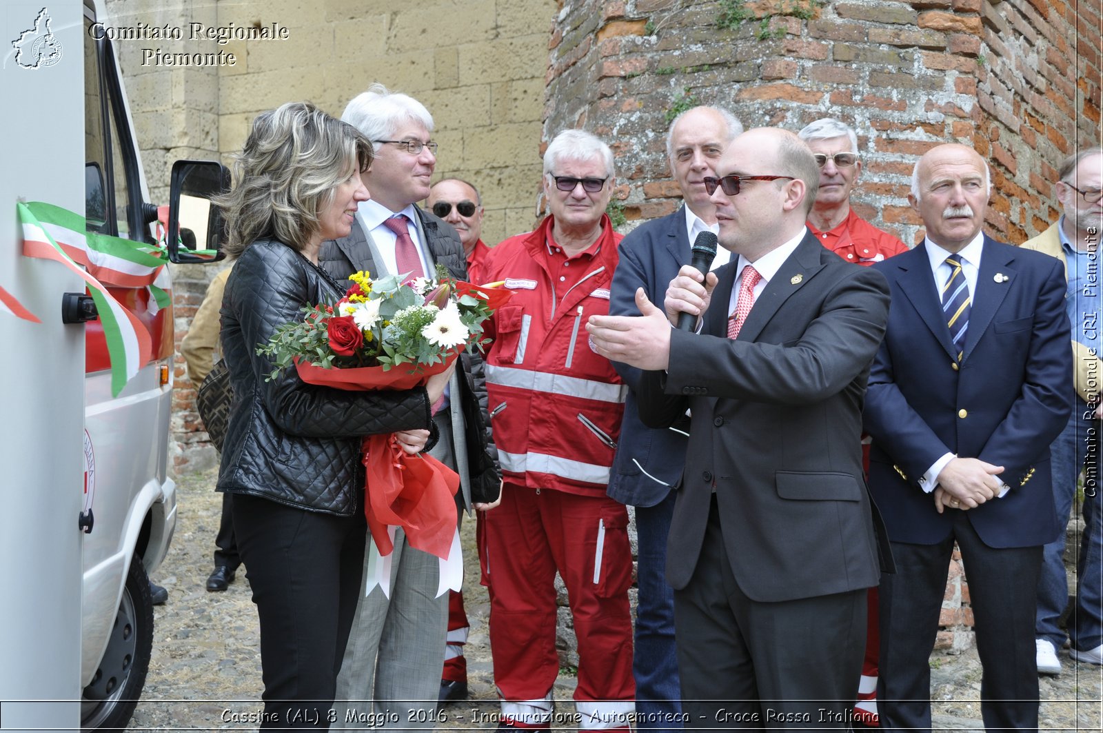 Cassine (AL) 8 Maggio 2016 - Inaugurazione Autoemoteca - Croce Rossa Italiana- Comitato Regionale del Piemonte