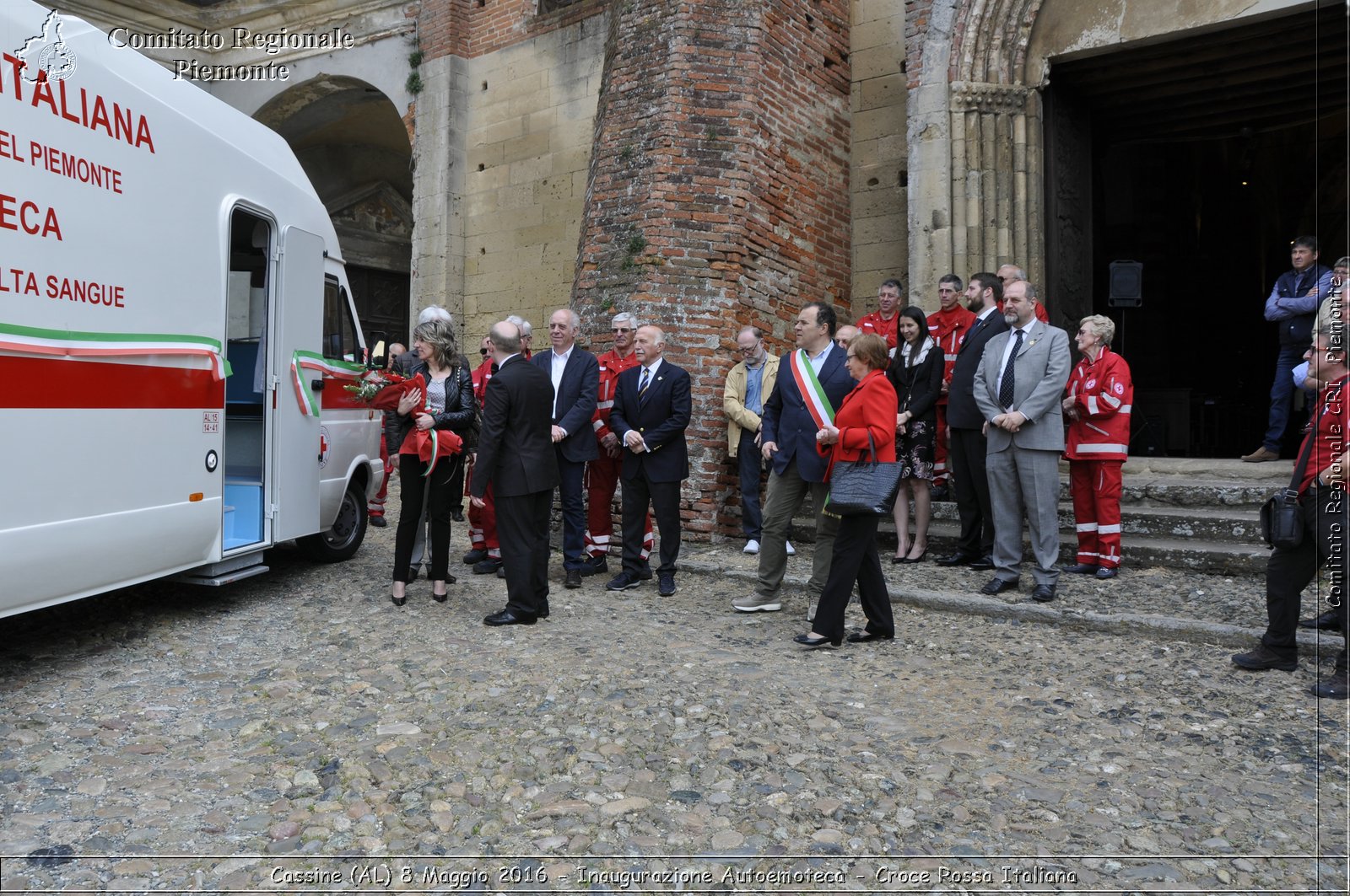 Cassine (AL) 8 Maggio 2016 - Inaugurazione Autoemoteca - Croce Rossa Italiana- Comitato Regionale del Piemonte