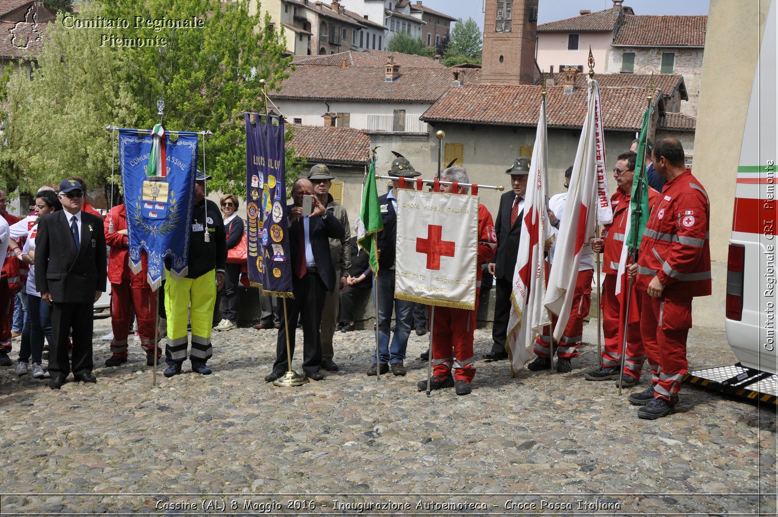 Cassine (AL) 8 Maggio 2016 - Inaugurazione Autoemoteca - Croce Rossa Italiana- Comitato Regionale del Piemonte