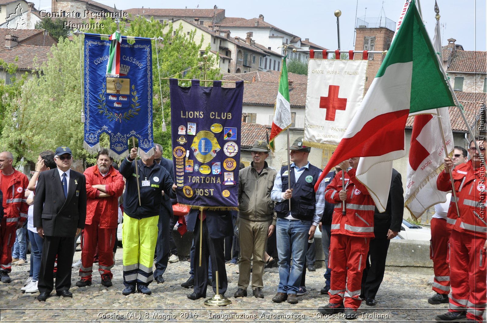 Cassine (AL) 8 Maggio 2016 - Inaugurazione Autoemoteca - Croce Rossa Italiana- Comitato Regionale del Piemonte