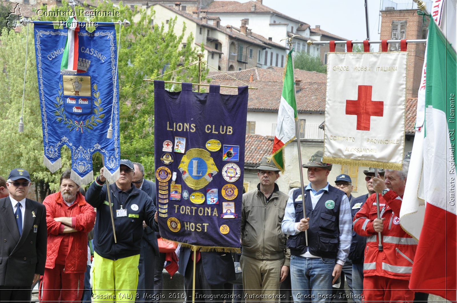 Cassine (AL) 8 Maggio 2016 - Inaugurazione Autoemoteca - Croce Rossa Italiana- Comitato Regionale del Piemonte