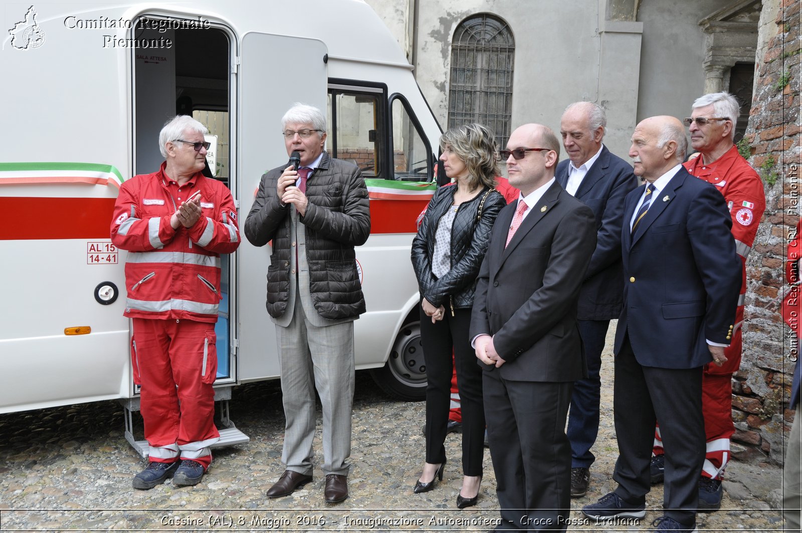 Cassine (AL) 8 Maggio 2016 - Inaugurazione Autoemoteca - Croce Rossa Italiana- Comitato Regionale del Piemonte