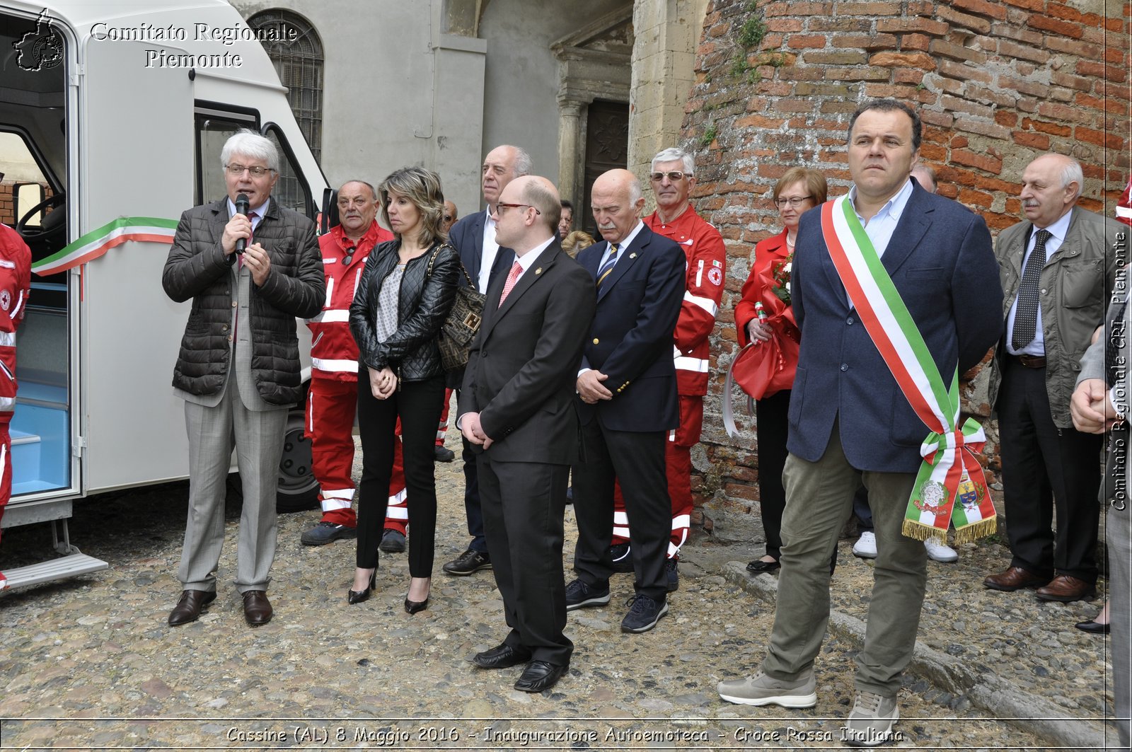 Cassine (AL) 8 Maggio 2016 - Inaugurazione Autoemoteca - Croce Rossa Italiana- Comitato Regionale del Piemonte