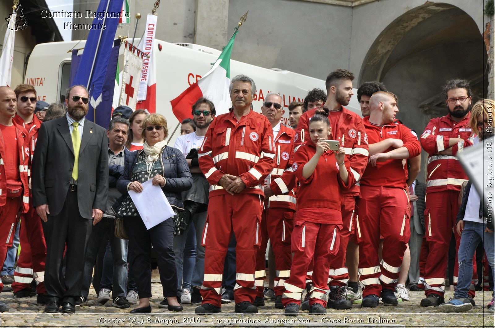 Cassine (AL) 8 Maggio 2016 - Inaugurazione Autoemoteca - Croce Rossa Italiana- Comitato Regionale del Piemonte