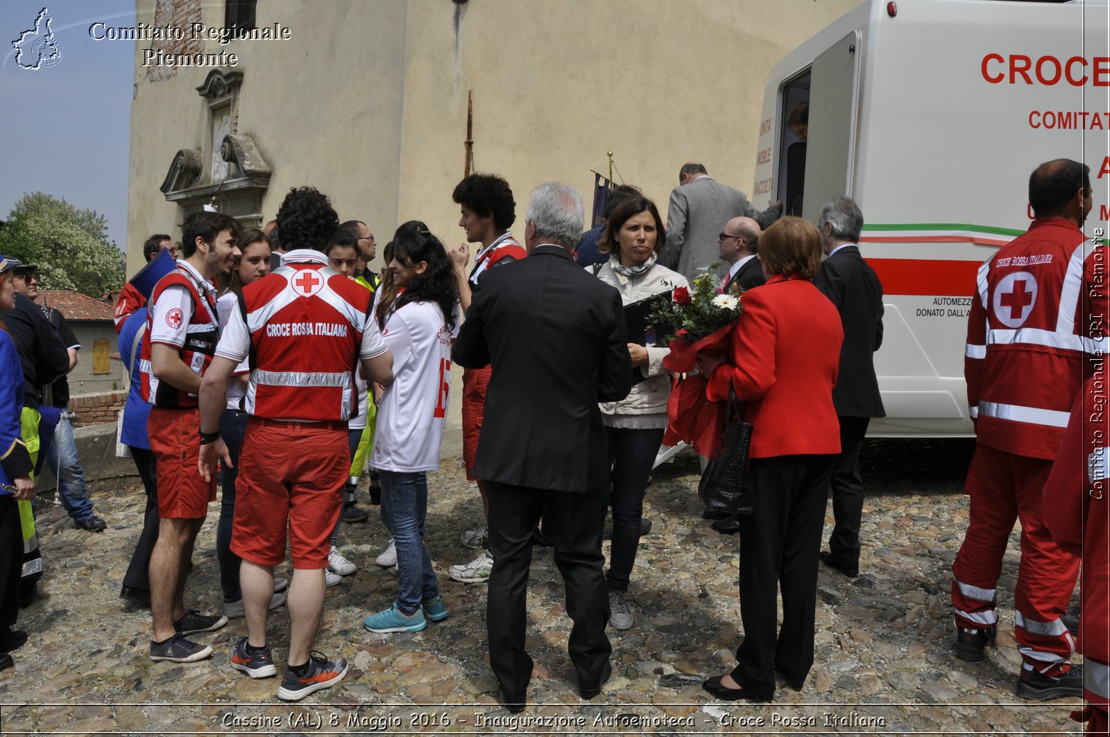 Cassine (AL) 8 Maggio 2016 - Inaugurazione Autoemoteca - Croce Rossa Italiana- Comitato Regionale del Piemonte