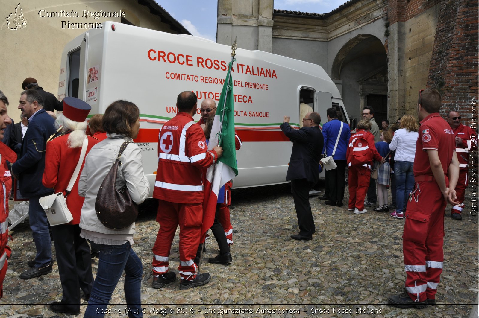 Cassine (AL) 8 Maggio 2016 - Inaugurazione Autoemoteca - Croce Rossa Italiana- Comitato Regionale del Piemonte