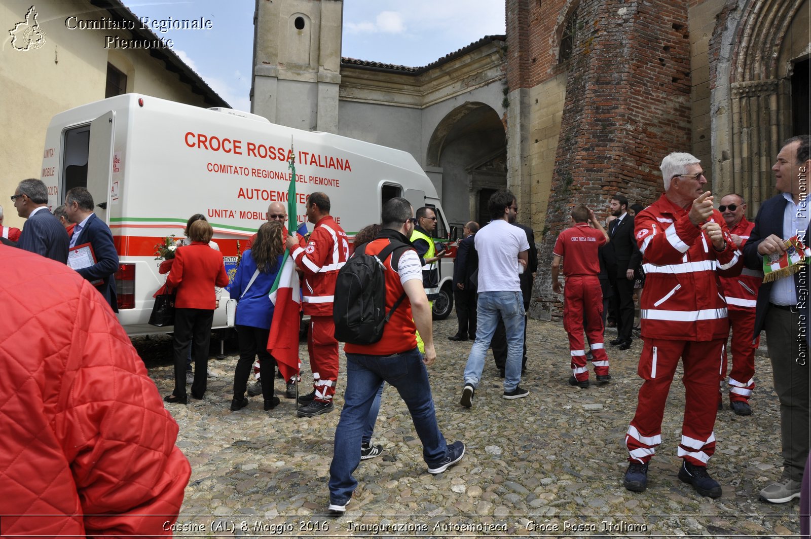 Cassine (AL) 8 Maggio 2016 - Inaugurazione Autoemoteca - Croce Rossa Italiana- Comitato Regionale del Piemonte