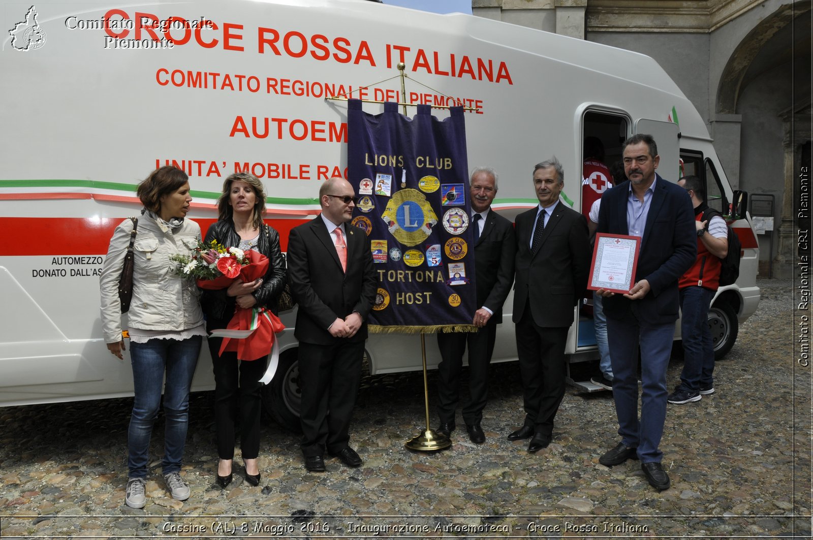 Cassine (AL) 8 Maggio 2016 - Inaugurazione Autoemoteca - Croce Rossa Italiana- Comitato Regionale del Piemonte