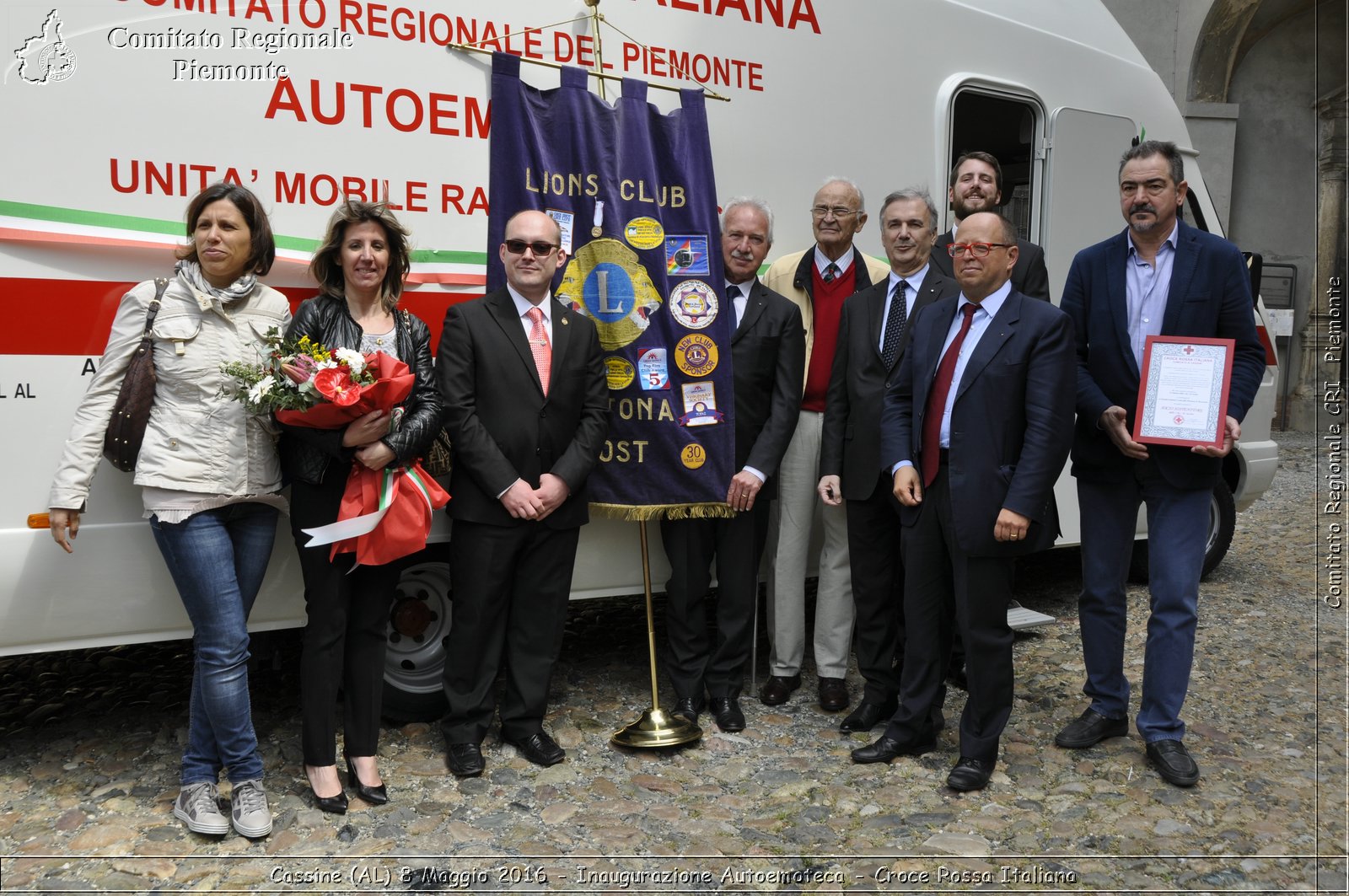 Cassine (AL) 8 Maggio 2016 - Inaugurazione Autoemoteca - Croce Rossa Italiana- Comitato Regionale del Piemonte