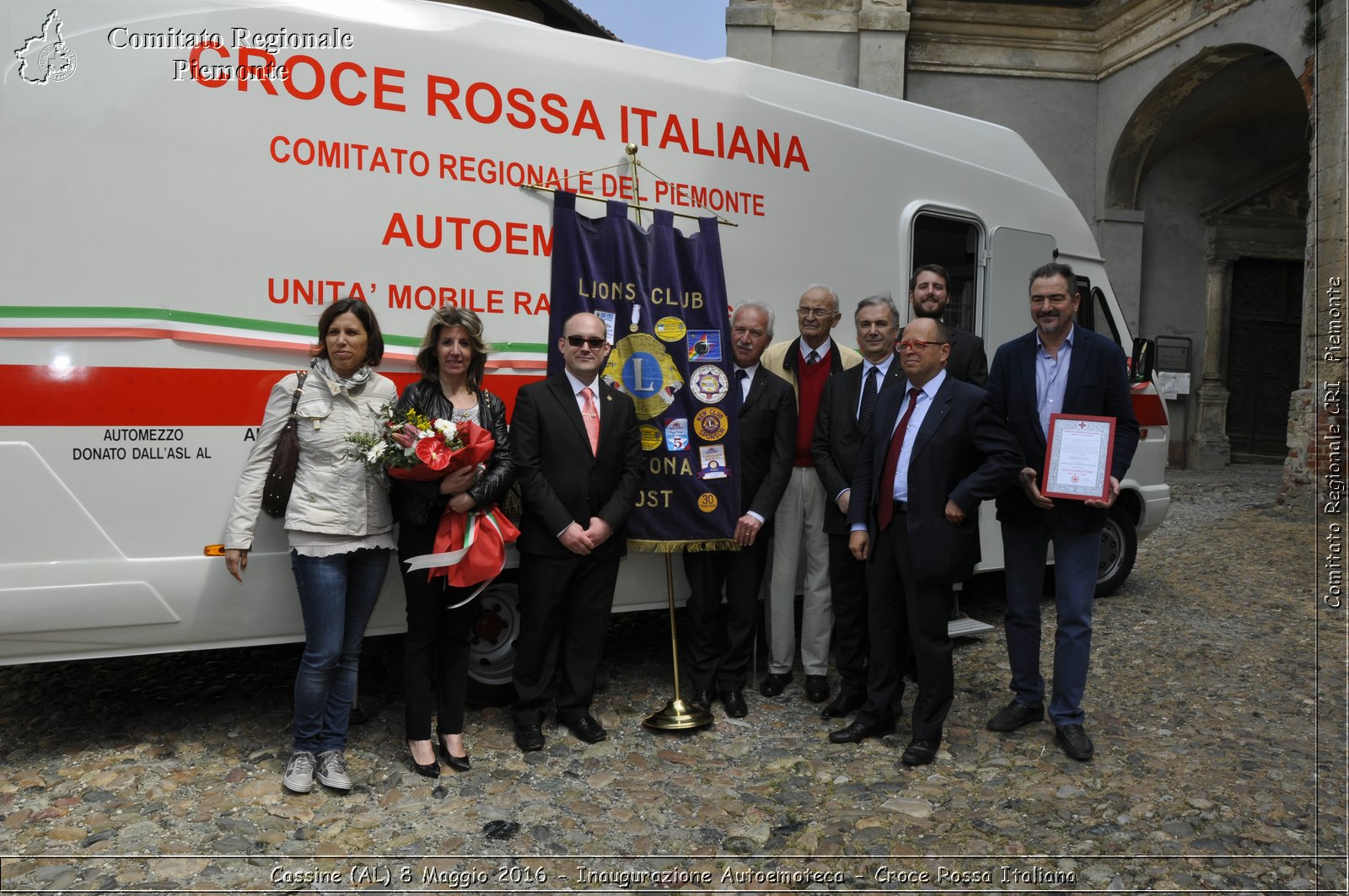 Cassine (AL) 8 Maggio 2016 - Inaugurazione Autoemoteca - Croce Rossa Italiana- Comitato Regionale del Piemonte