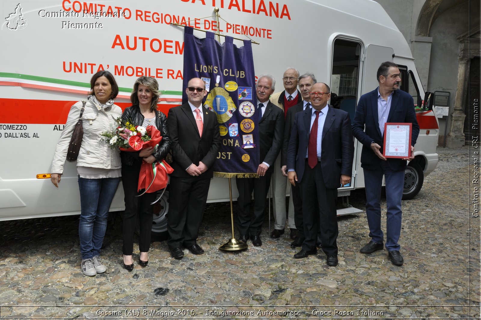 Cassine (AL) 8 Maggio 2016 - Inaugurazione Autoemoteca - Croce Rossa Italiana- Comitato Regionale del Piemonte