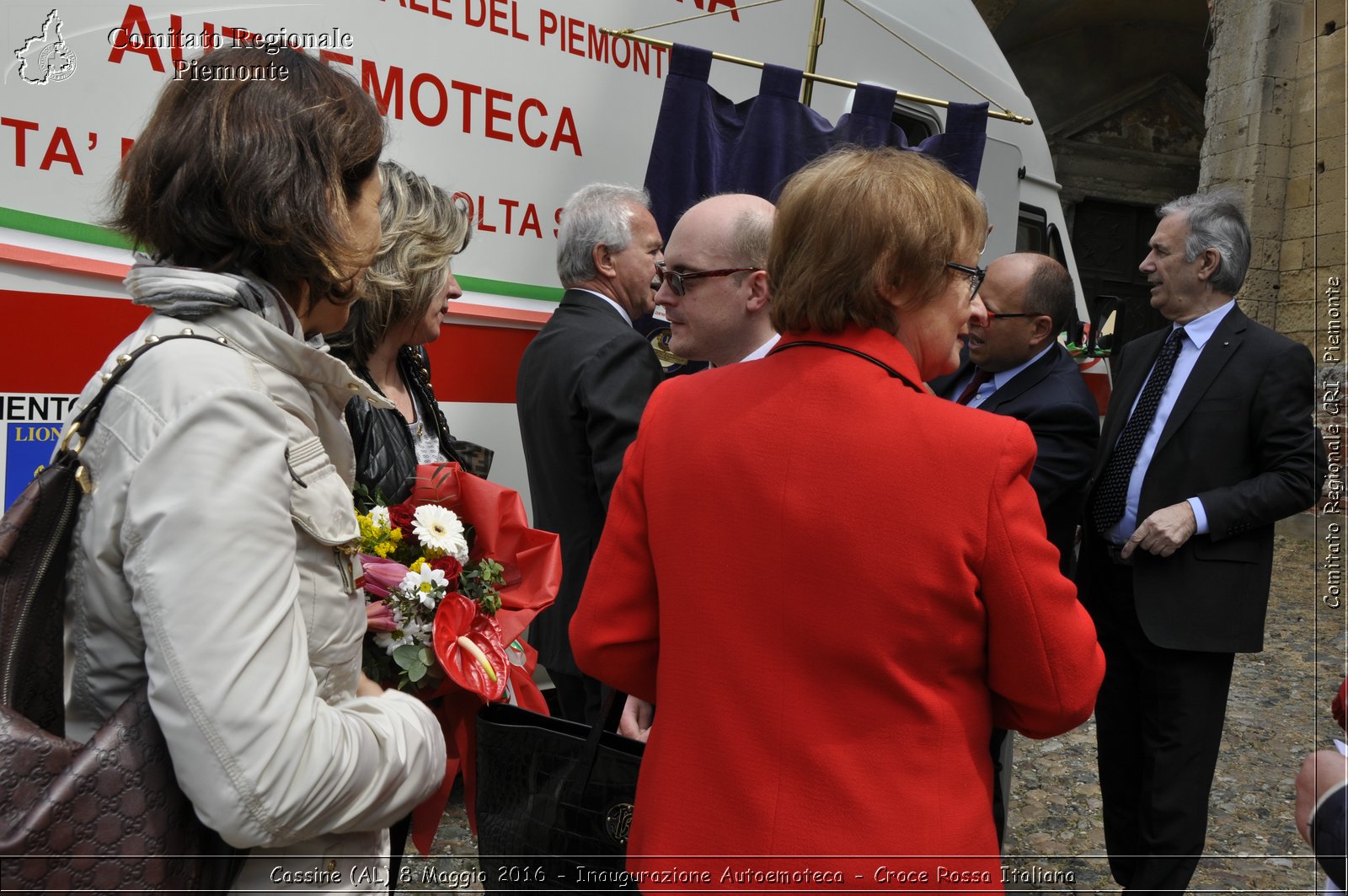 Cassine (AL) 8 Maggio 2016 - Inaugurazione Autoemoteca - Croce Rossa Italiana- Comitato Regionale del Piemonte