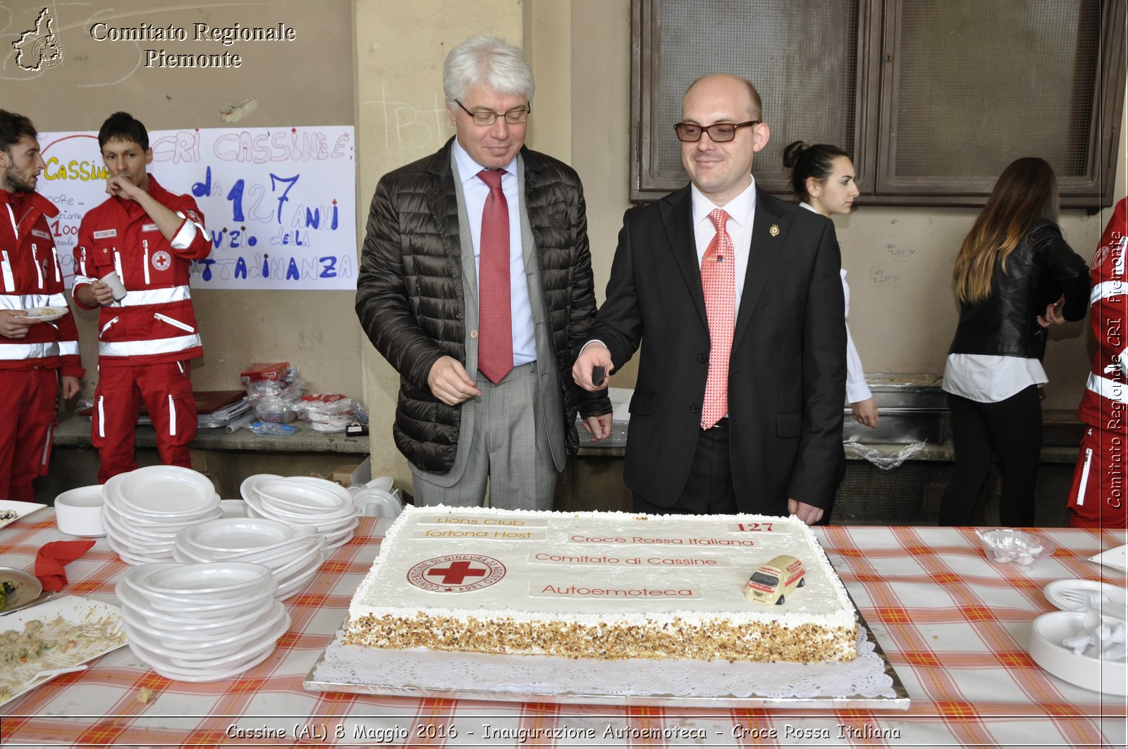 Cassine (AL) 8 Maggio 2016 - Inaugurazione Autoemoteca - Croce Rossa Italiana- Comitato Regionale del Piemonte