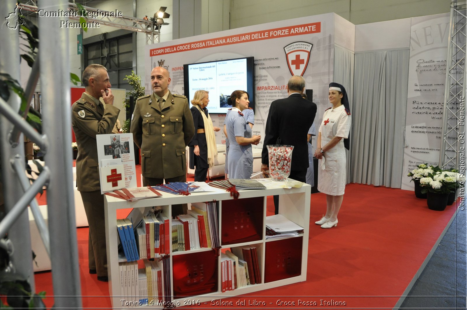 Torino 14 Maggio 2016 - Salone del Libro - Croce Rossa Italiana- Comitato Regionale del Piemonte