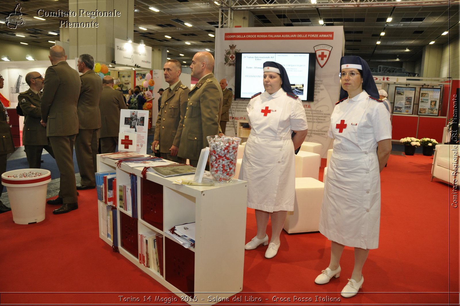 Torino 14 Maggio 2016 - Salone del Libro - Croce Rossa Italiana- Comitato Regionale del Piemonte