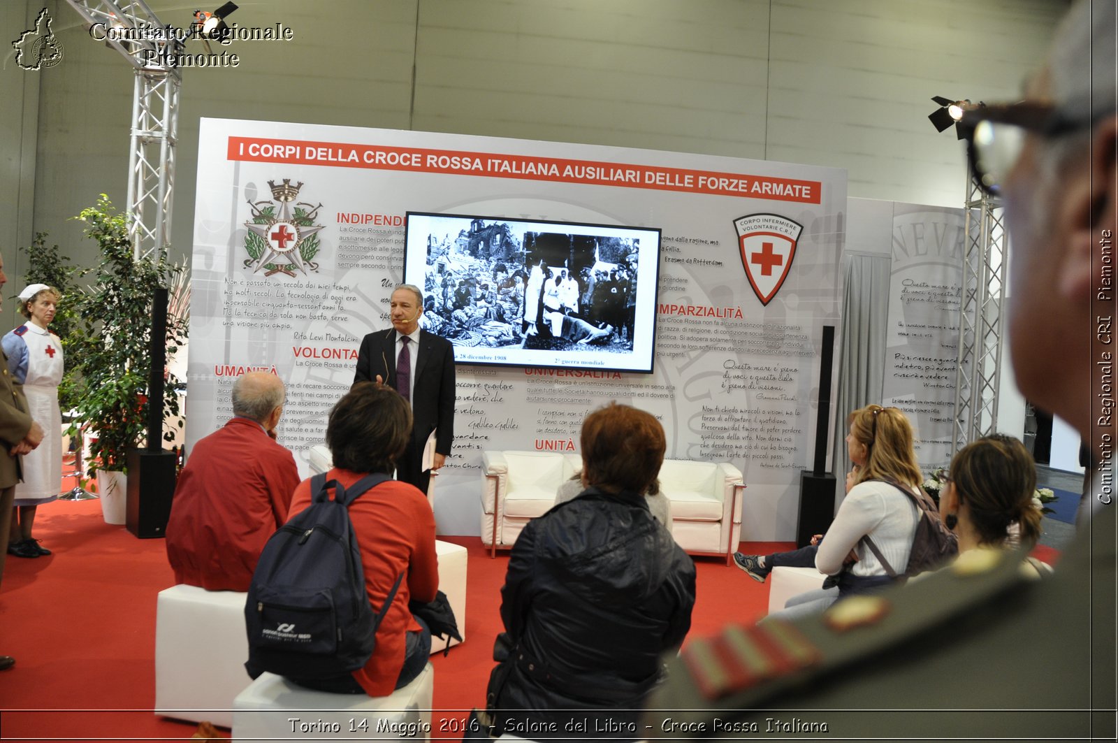 Torino 14 Maggio 2016 - Salone del Libro - Croce Rossa Italiana- Comitato Regionale del Piemonte