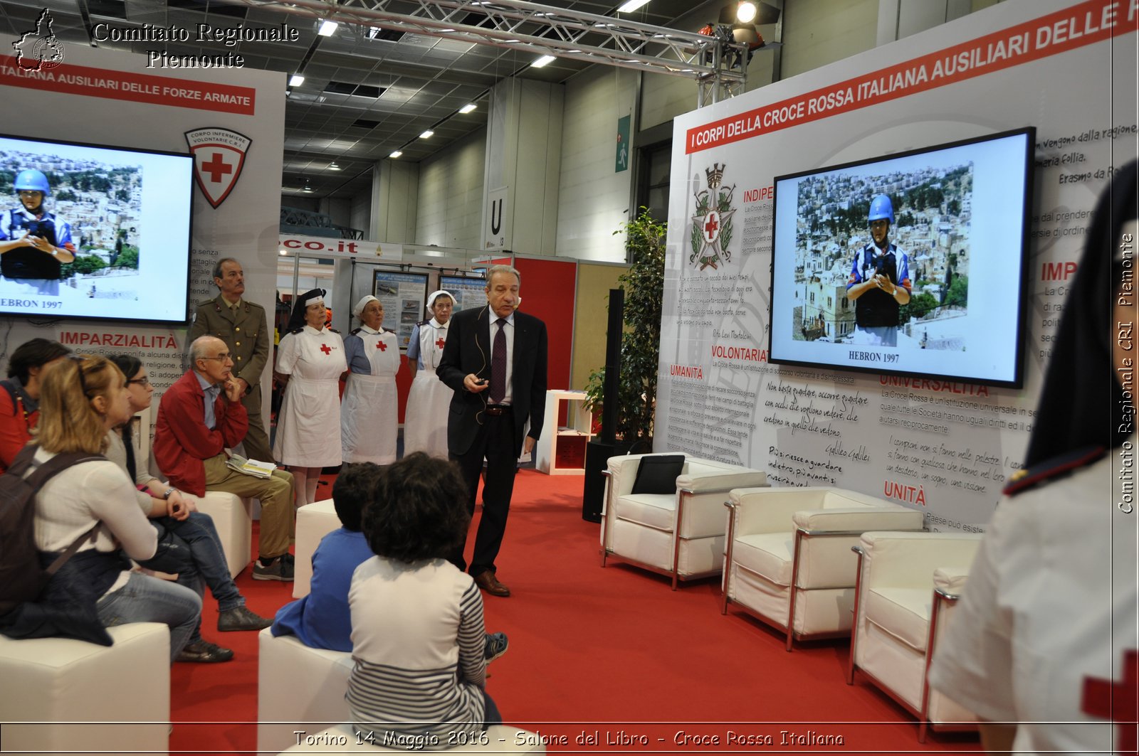 Torino 14 Maggio 2016 - Salone del Libro - Croce Rossa Italiana- Comitato Regionale del Piemonte