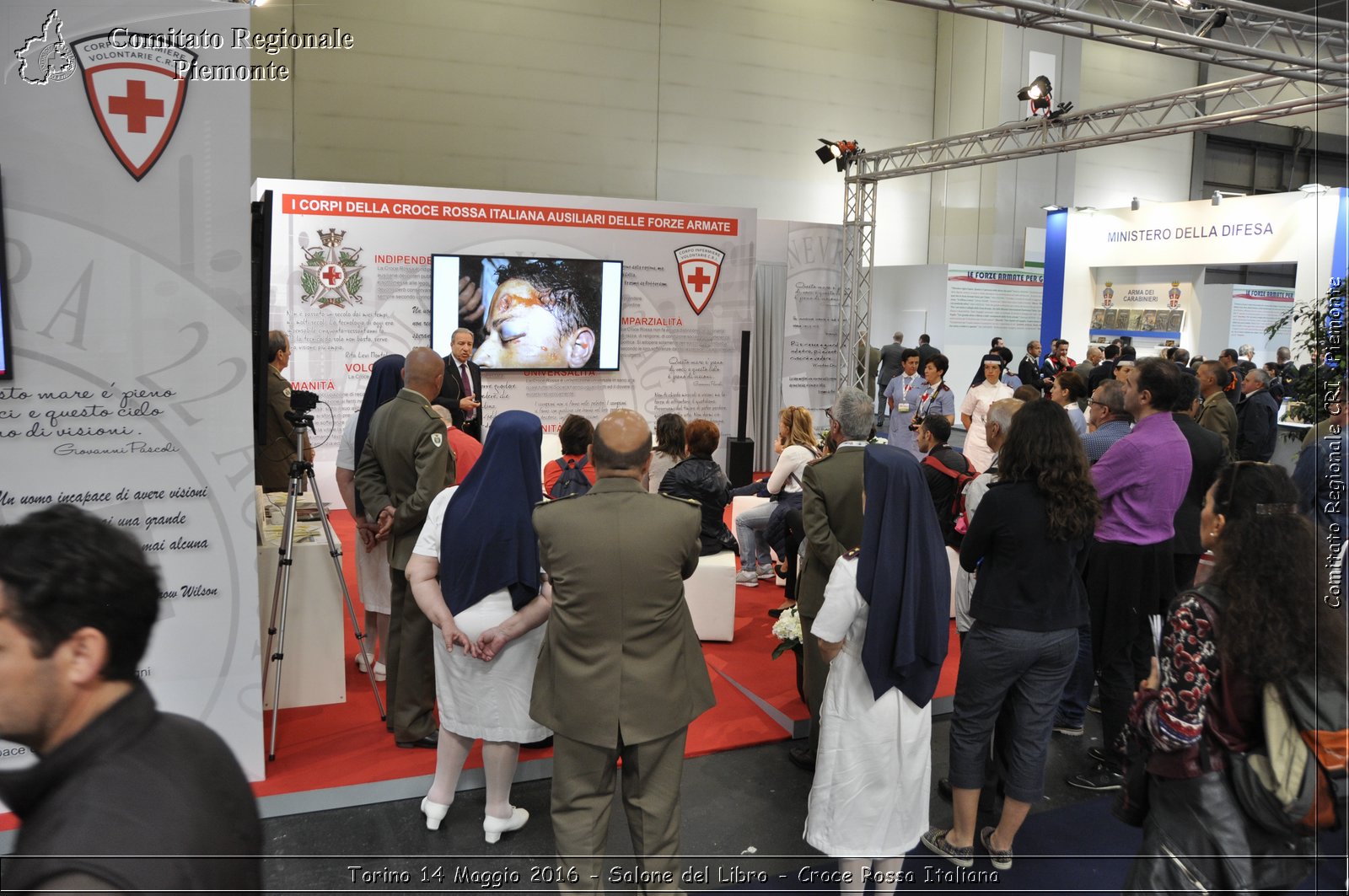 Torino 14 Maggio 2016 - Salone del Libro - Croce Rossa Italiana- Comitato Regionale del Piemonte