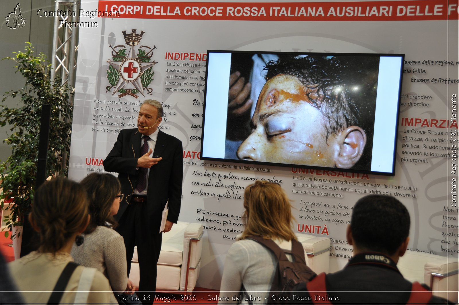 Torino 14 Maggio 2016 - Salone del Libro - Croce Rossa Italiana- Comitato Regionale del Piemonte