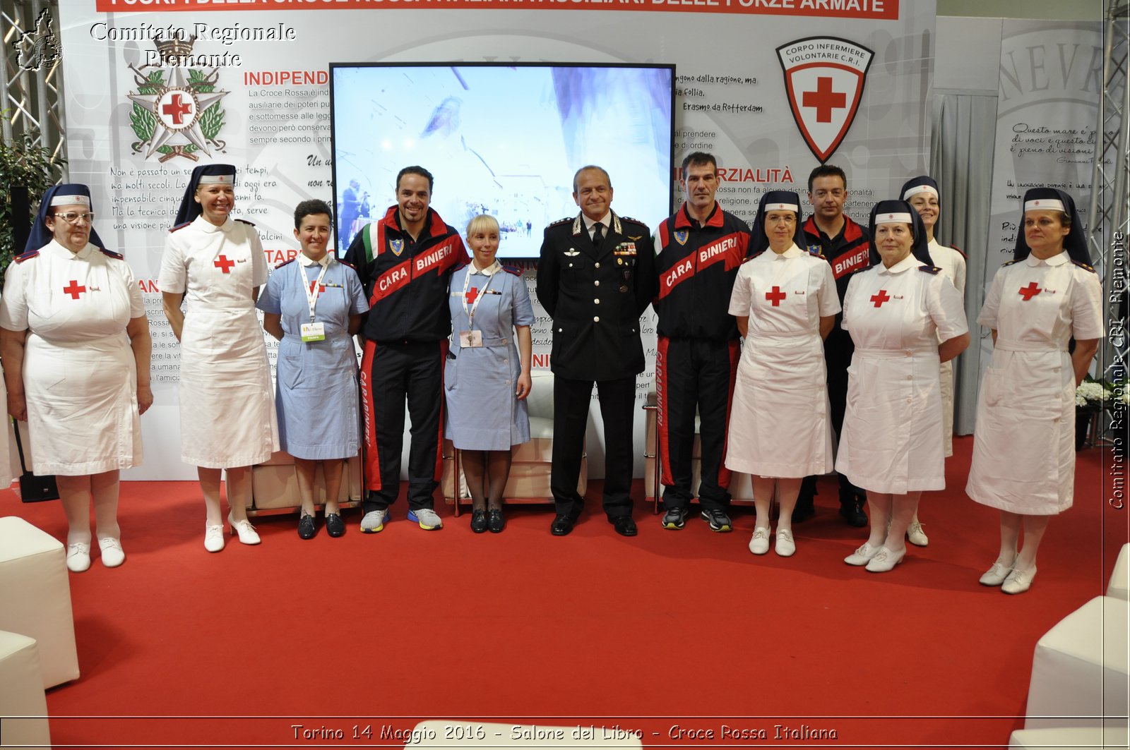 Torino 14 Maggio 2016 - Salone del Libro - Croce Rossa Italiana- Comitato Regionale del Piemonte