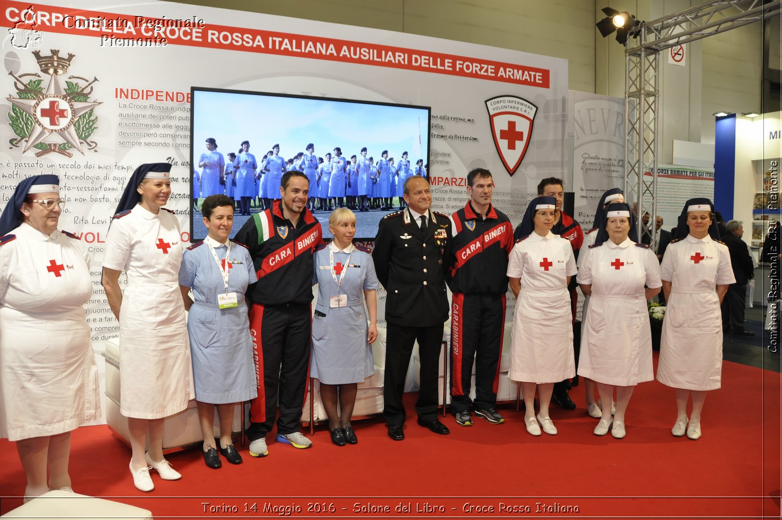 Torino 14 Maggio 2016 - Salone del Libro - Croce Rossa Italiana- Comitato Regionale del Piemonte