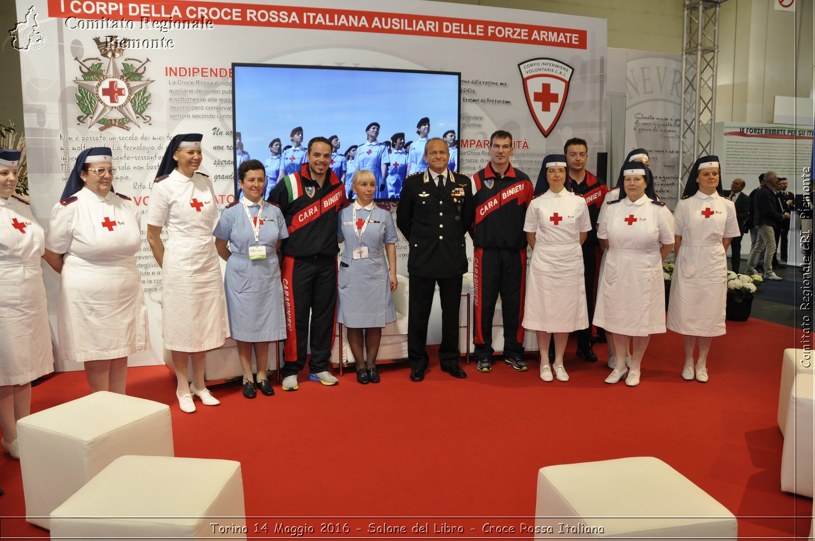 Torino 14 Maggio 2016 - Salone del Libro - Croce Rossa Italiana- Comitato Regionale del Piemonte