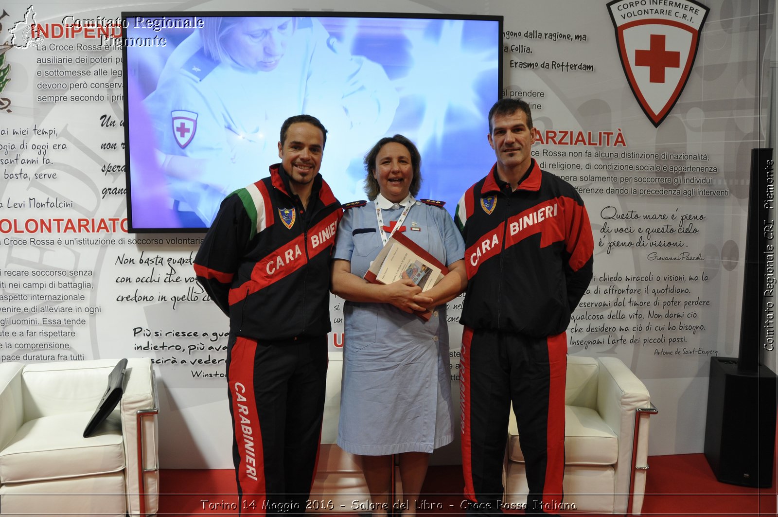 Torino 14 Maggio 2016 - Salone del Libro - Croce Rossa Italiana- Comitato Regionale del Piemonte