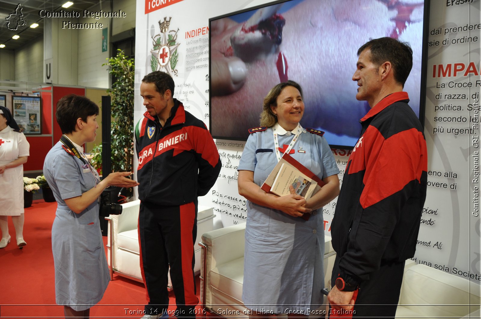 Torino 14 Maggio 2016 - Salone del Libro - Croce Rossa Italiana- Comitato Regionale del Piemonte