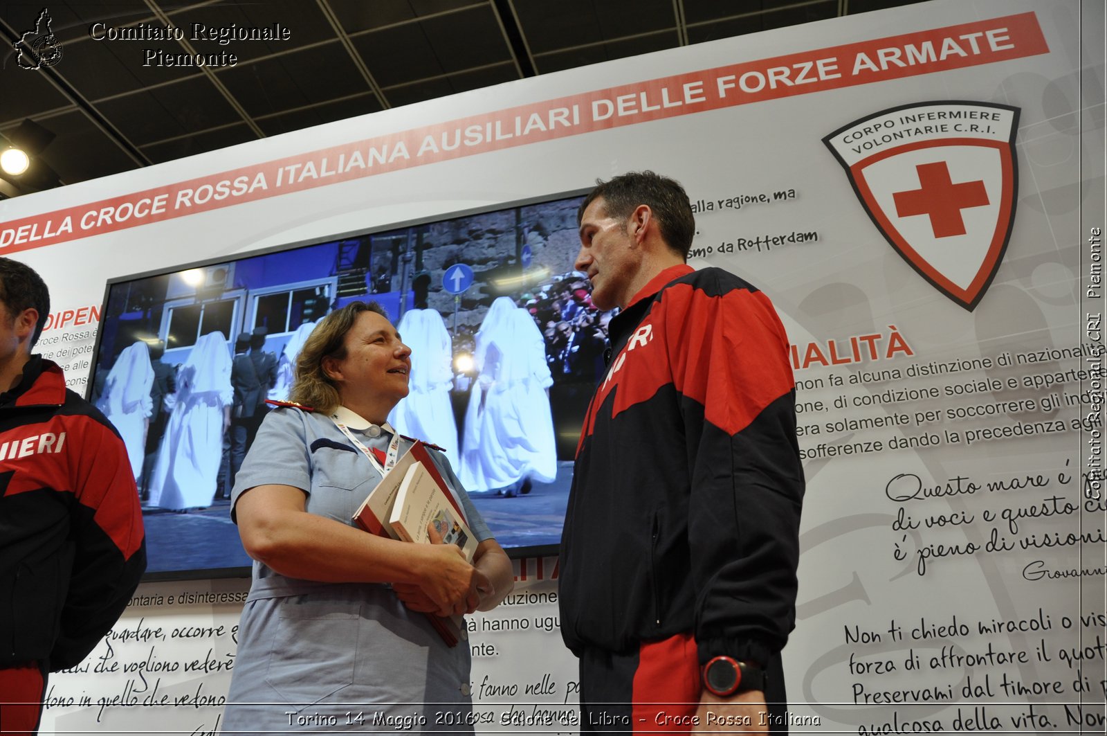 Torino 14 Maggio 2016 - Salone del Libro - Croce Rossa Italiana- Comitato Regionale del Piemonte