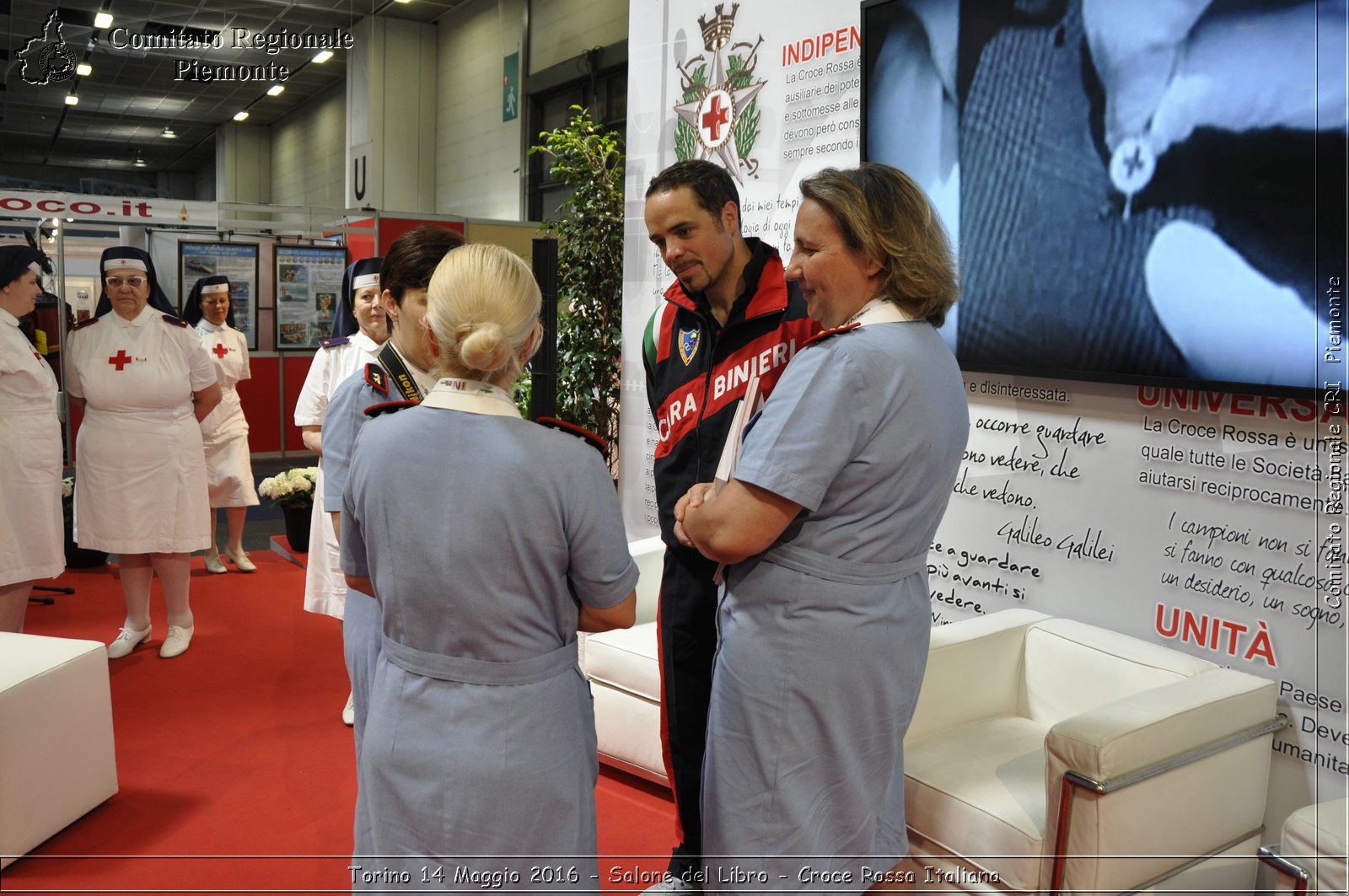 Torino 14 Maggio 2016 - Salone del Libro - Croce Rossa Italiana- Comitato Regionale del Piemonte