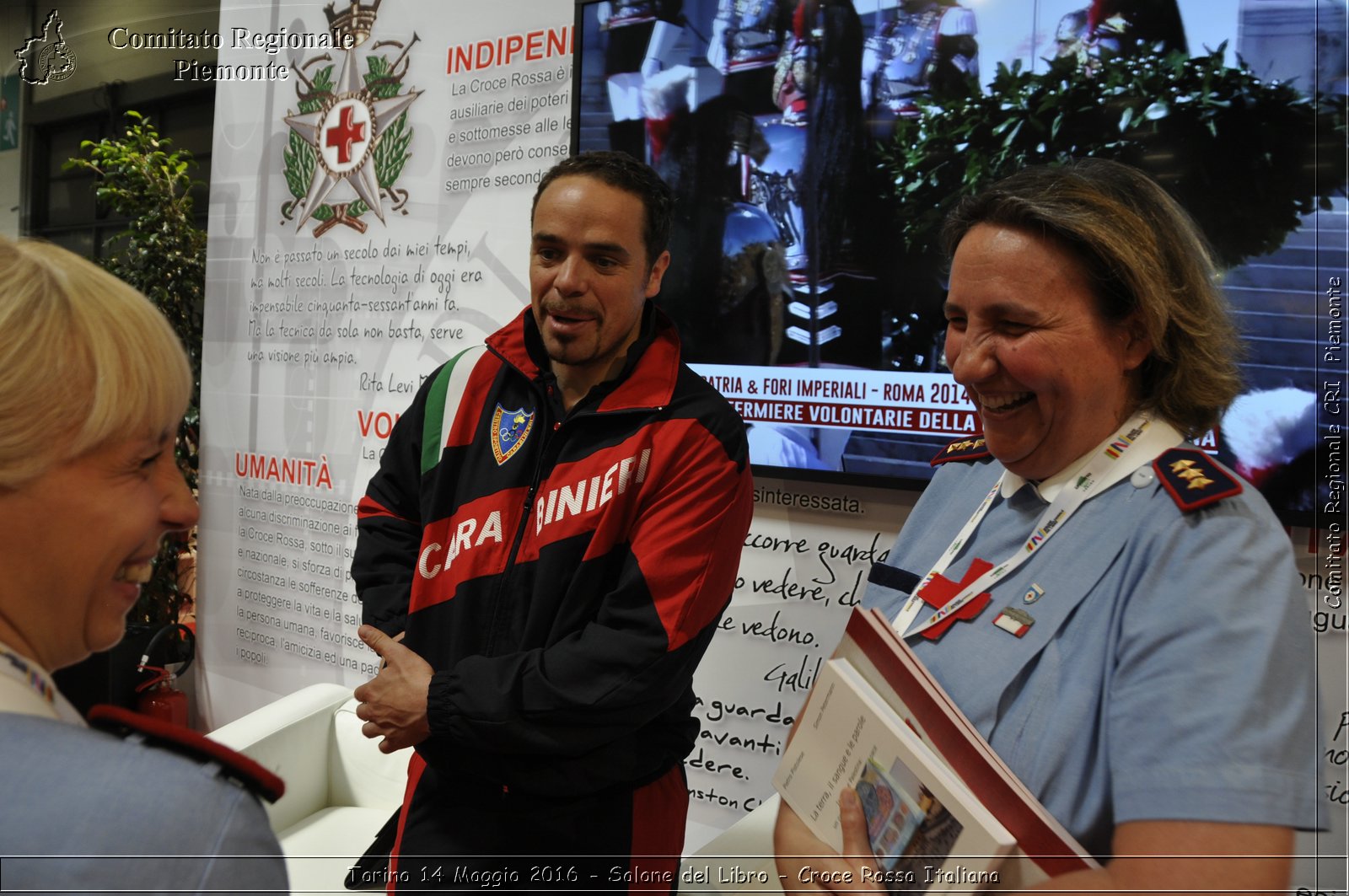 Torino 14 Maggio 2016 - Salone del Libro - Croce Rossa Italiana- Comitato Regionale del Piemonte