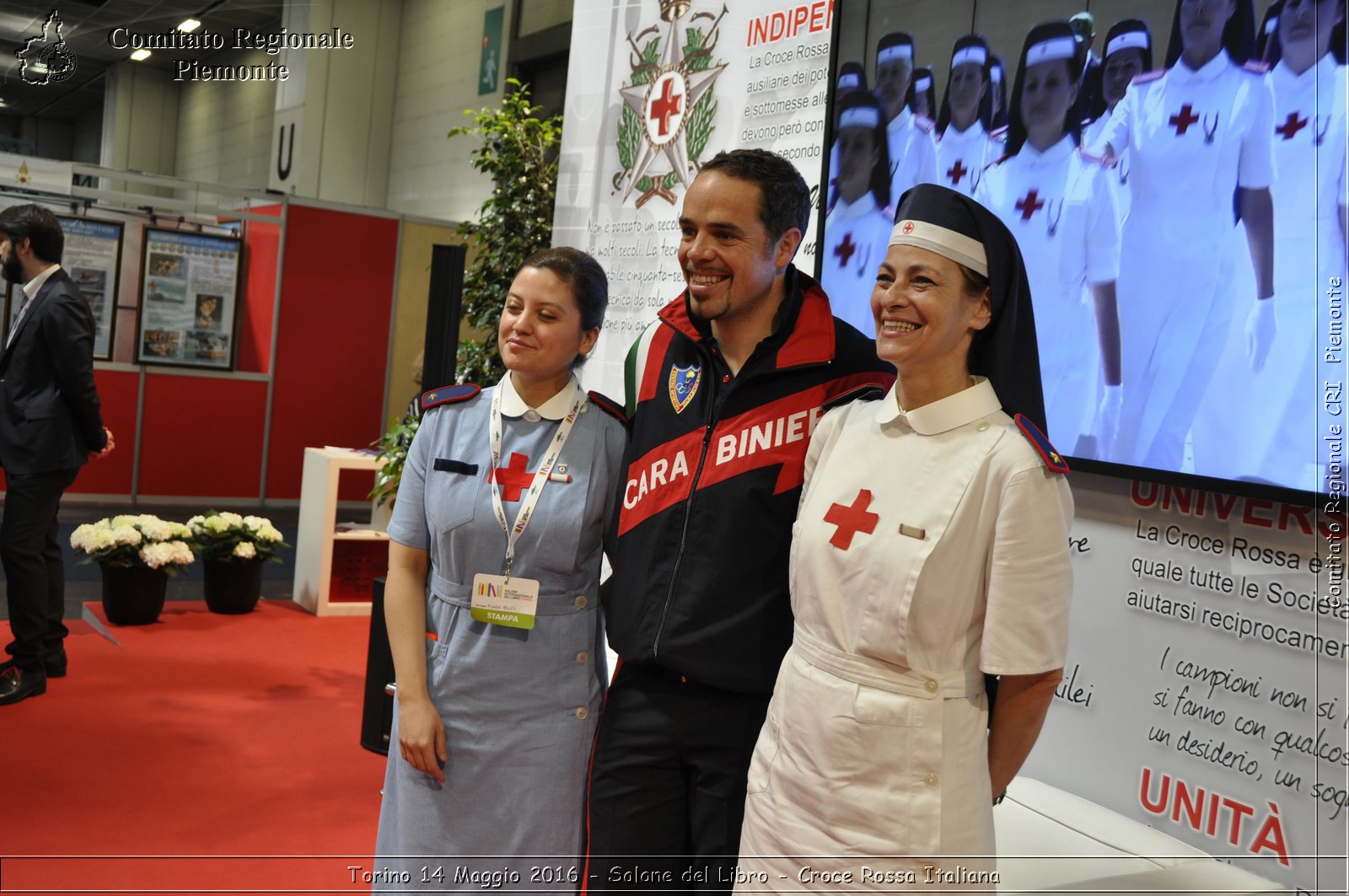 Torino 14 Maggio 2016 - Salone del Libro - Croce Rossa Italiana- Comitato Regionale del Piemonte