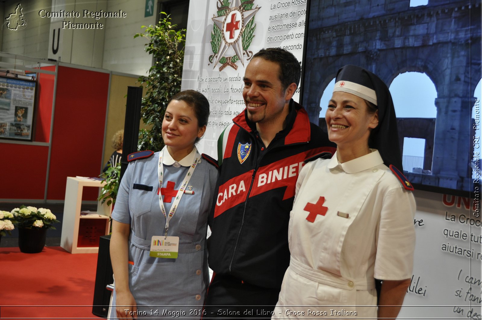 Torino 14 Maggio 2016 - Salone del Libro - Croce Rossa Italiana- Comitato Regionale del Piemonte