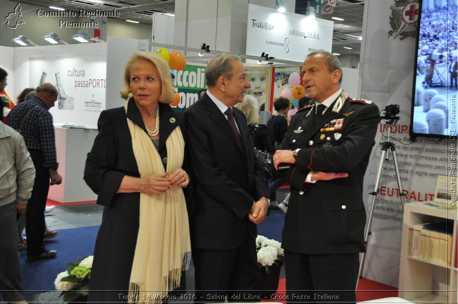 Torino 14 Maggio 2016 - Salone del Libro - Croce Rossa Italiana- Comitato Regionale del Piemonte