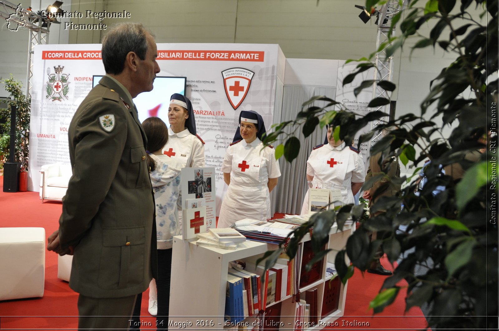 Torino 14 Maggio 2016 - Salone del Libro - Croce Rossa Italiana- Comitato Regionale del Piemonte