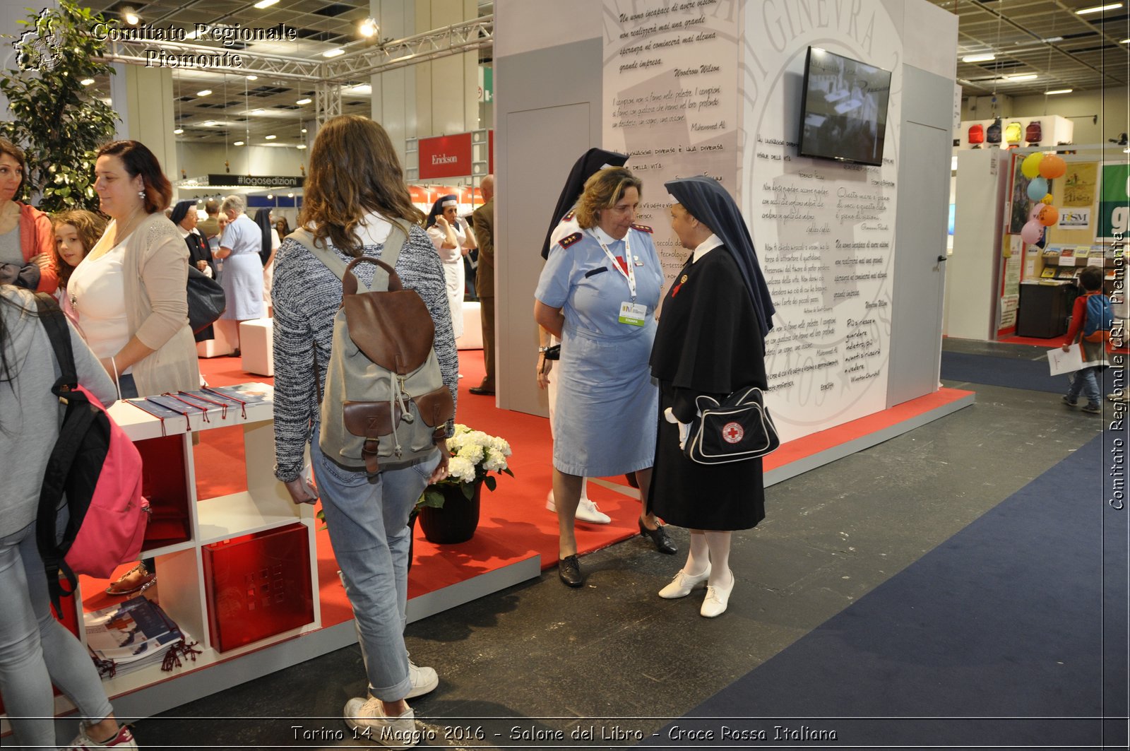 Torino 14 Maggio 2016 - Salone del Libro - Croce Rossa Italiana- Comitato Regionale del Piemonte