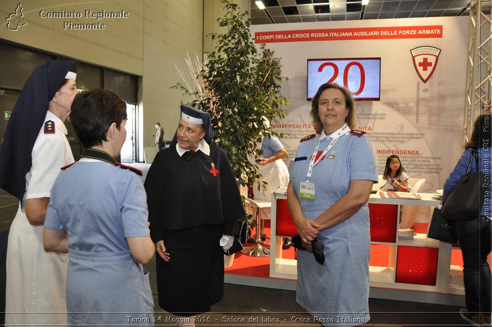 Torino 14 Maggio 2016 - Salone del Libro - Croce Rossa Italiana- Comitato Regionale del Piemonte