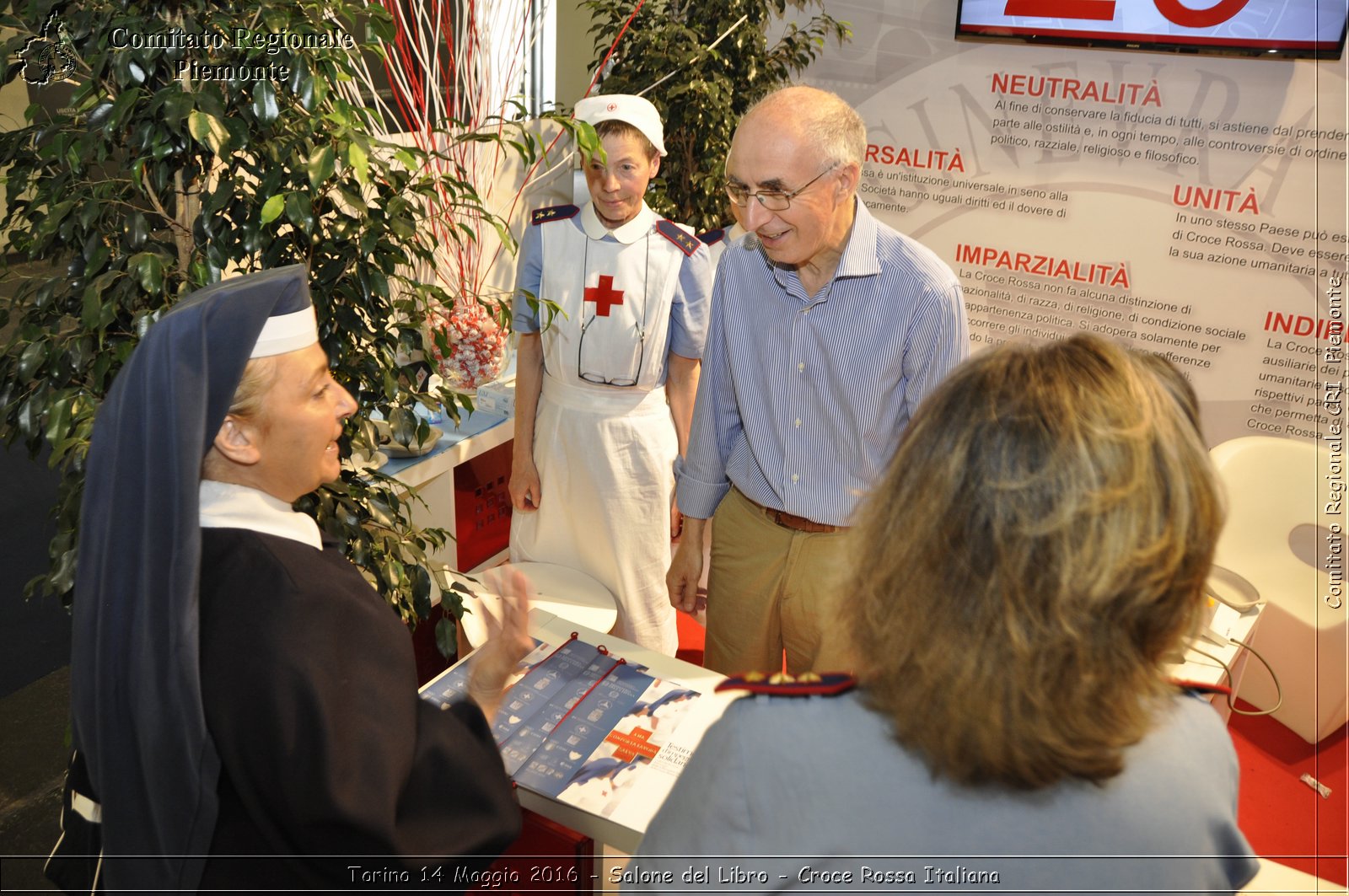 Torino 14 Maggio 2016 - Salone del Libro - Croce Rossa Italiana- Comitato Regionale del Piemonte