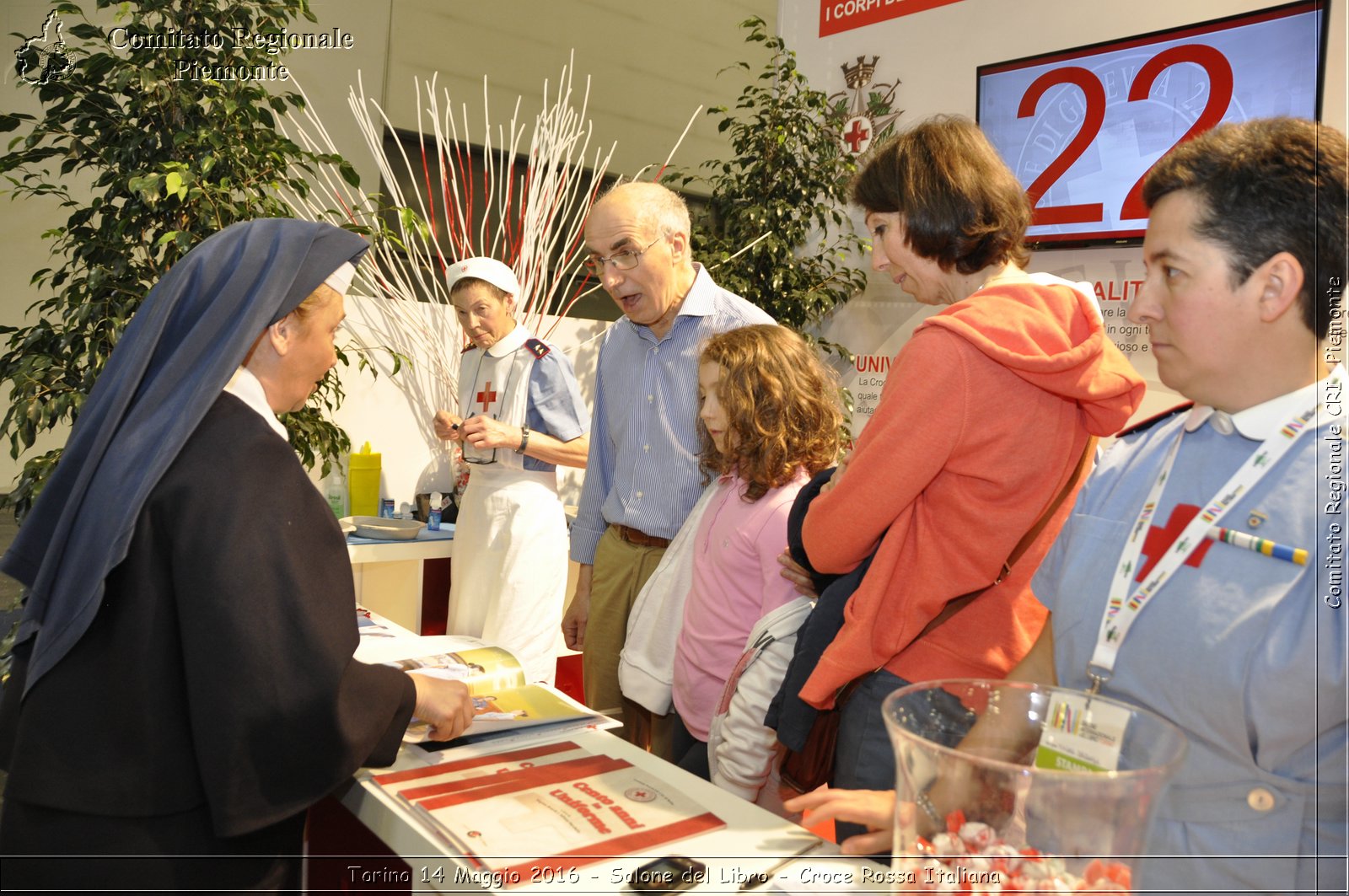 Torino 14 Maggio 2016 - Salone del Libro - Croce Rossa Italiana- Comitato Regionale del Piemonte