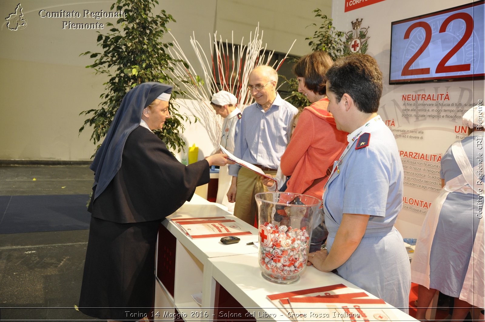 Torino 14 Maggio 2016 - Salone del Libro - Croce Rossa Italiana- Comitato Regionale del Piemonte