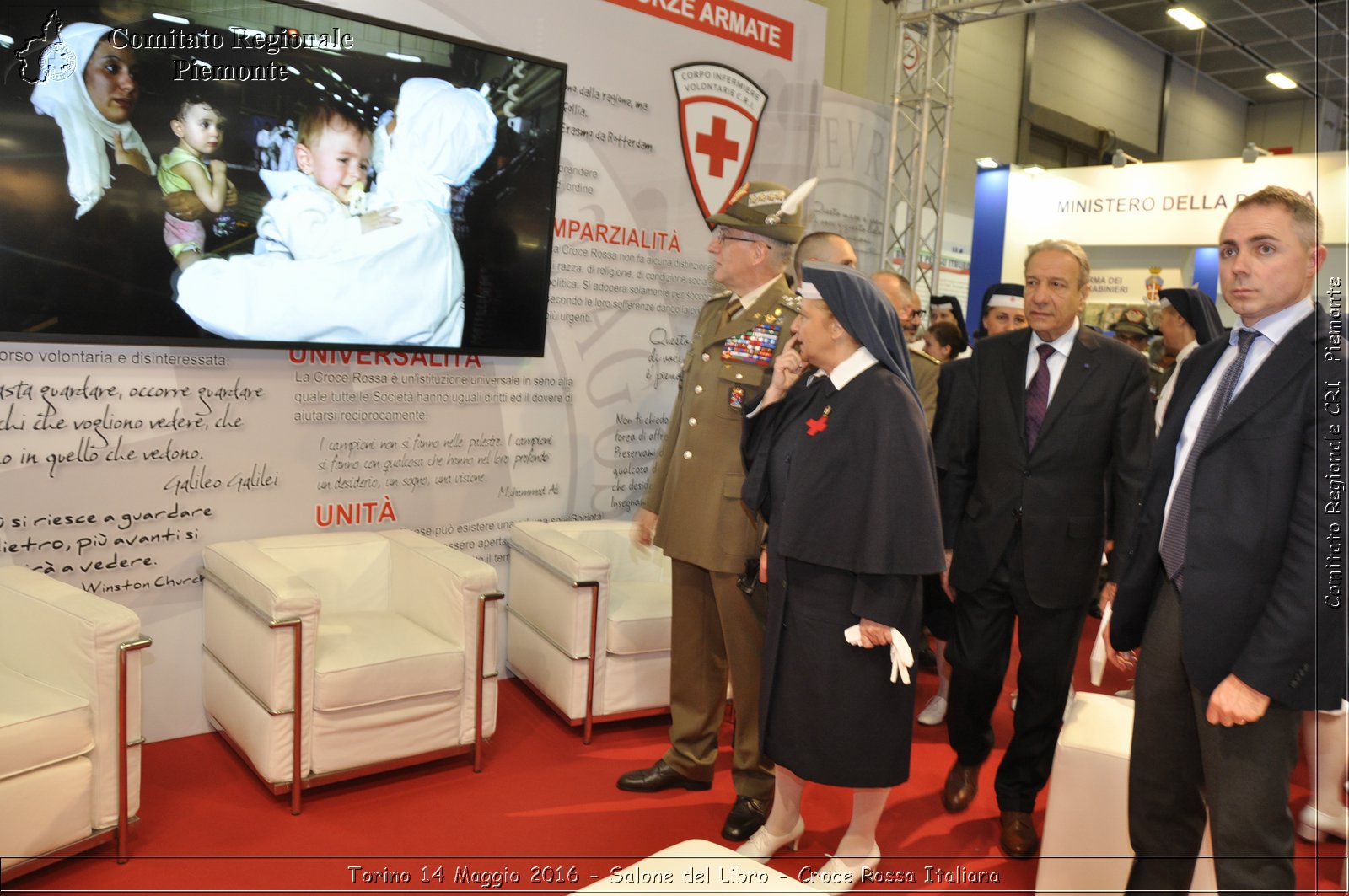 Torino 14 Maggio 2016 - Salone del Libro - Croce Rossa Italiana- Comitato Regionale del Piemonte