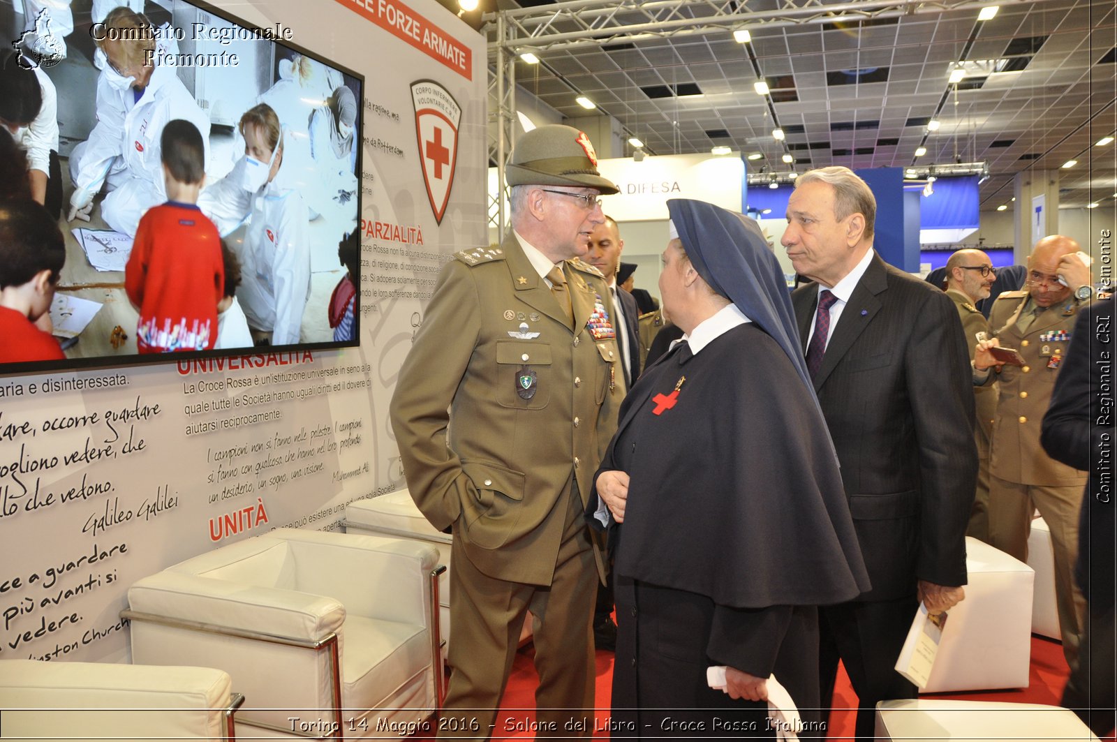 Torino 14 Maggio 2016 - Salone del Libro - Croce Rossa Italiana- Comitato Regionale del Piemonte