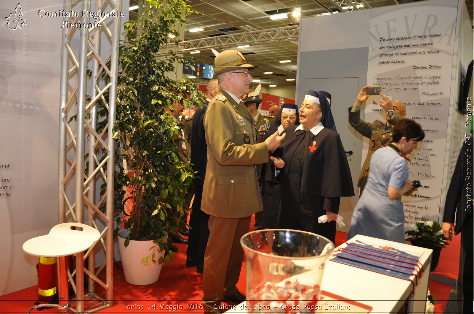 Torino 14 Maggio 2016 - Salone del Libro - Croce Rossa Italiana- Comitato Regionale del Piemonte