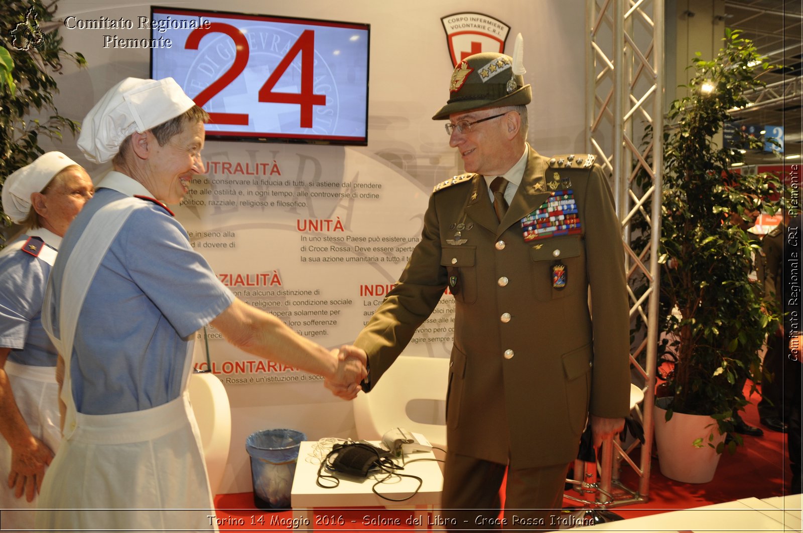 Torino 14 Maggio 2016 - Salone del Libro - Croce Rossa Italiana- Comitato Regionale del Piemonte