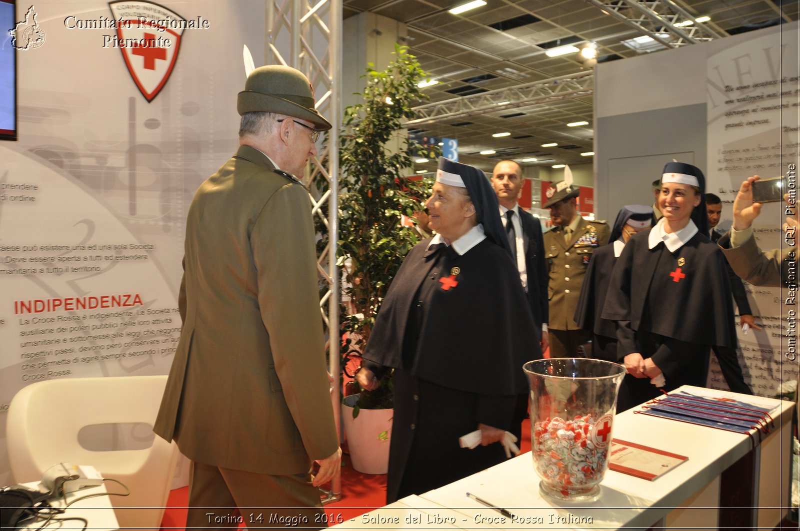 Torino 14 Maggio 2016 - Salone del Libro - Croce Rossa Italiana- Comitato Regionale del Piemonte