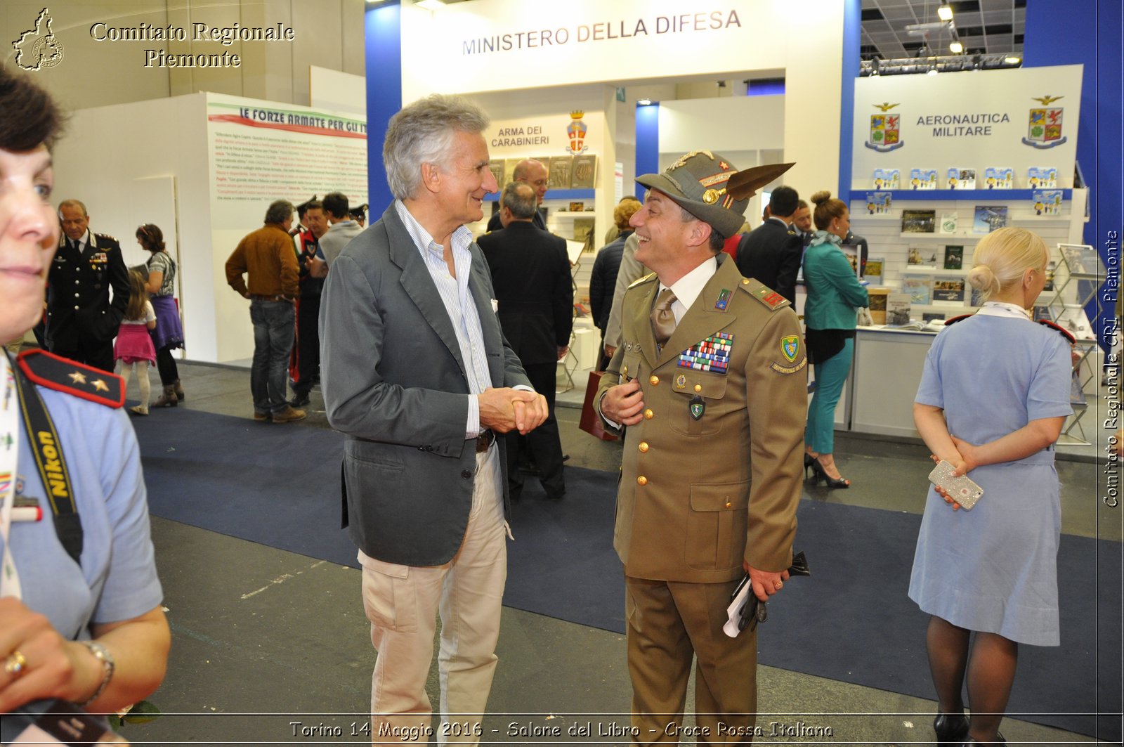 Torino 14 Maggio 2016 - Salone del Libro - Croce Rossa Italiana- Comitato Regionale del Piemonte